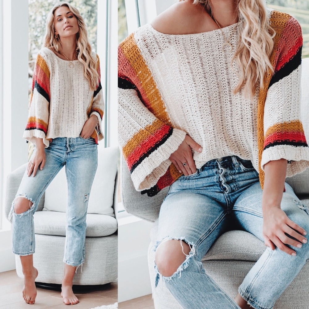 Vici Grand Canyon Striped Sweater - Picture 3 of 8